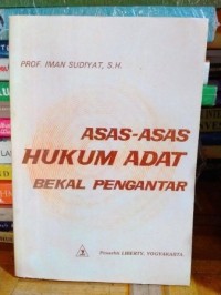 Image of Asas-Asas Hukum Adat Bekal Pengantar