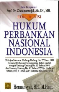 Image of Hukum Perbankan Nasional indonesia