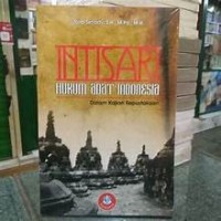 Image of Intisari Hukum Adat Indonesia: Dalam Kajian Kepustakaan