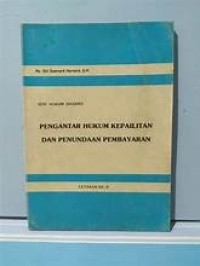 Image of Pengantar Hukum Kepailitan Dan Penundaan Pembayaran