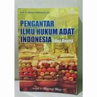 Image of Pengantar Ilmu Hukum Adat Indonesia
