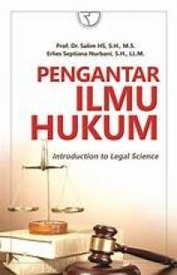 Image of Pengantar Ilmu Hukum: Introduction To Legal Science