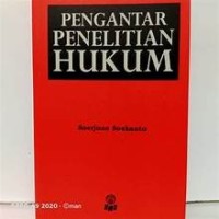 Image of Pengantar Penelitian Hukum