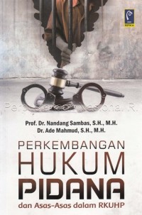 Image of Perkembangan Hukum Pidana dan Asas-asas dalam RKUHP