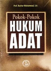 Image of Pokok-Pokok Hukum Adat