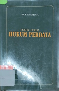 Image of Pokok-Pokok Hukum Perdata