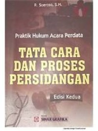 Image of Praktik Hukum Acara Perdata Tata Cara dan Proses Persidangan