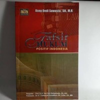 Image of TAFSIR HUKUM POSITIF INDONESIA