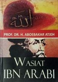 Image of Wasiat Ibn Arabi
